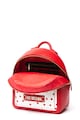 Love Moschino Rucsac de piele ecologica cu imprimeu frontal Femei