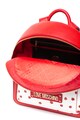 Love Moschino Rucsac de piele ecologica cu imprimeu frontal Femei