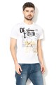 Only & Sons Tricou cambrat cu imprimeu text Einar Barbati