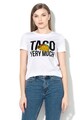 Only Tricou cu imprimeu text Tally Femei