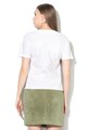 Only Tricou de bumbac organic cu imprimeu text Heart Femei