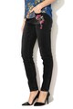 DESIGUAL Blugi skinny cu aplicatii florale Atenas Femei