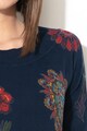 DESIGUAL Фино плетен пуловер с щампа Жени