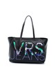 Versace Jeans Geanta shopper de piele ecologica, cu broderie logo Femei