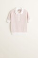 Mango Tricou polo cu perforatii decorative Street Femei