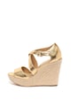 Michael Kors Sandale wedge de piele Abbott Femei