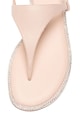 Michael Kors Sandale de piele, cu bareta separatoare si aplicatii cu strasuri Enid Femei