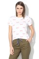 Only Tricou regular fit cu imprimeu grafic Bone Femei