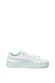 Puma Pantofi sport flatform de piele ecologica si piele intoarsa Smash Femei