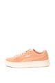 Puma Smash flatform műbőr és nyersbőr sneakers cipő női