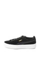 Puma Pantofi sport flatform de piele intoarsa cu talpa interioara moale Vikky Femei