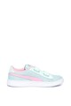 Puma Pantofi sport cu aspect stralucitor si branturi cu amortizare Smash v2 Fete