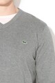 Lacoste Pulover cu decolteu in V si aplicatie logo Barbati