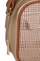 Laura Ashley Geanta crossbody de piele ecologica, cu model houndstooth Femei