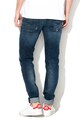 Diesel Blugi skinny cu rupturi decorative si aspect decolorat Sleenker Barbati