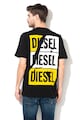 Diesel Tricou cu imprimeu pe partea din spate Barbati