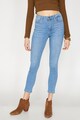 KOTON Blugi mid-rise cu croiala skinny si lungime crop Femei