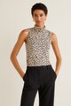 Mango Top cu animal print Monchi Femei