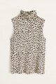 Mango Top cu animal print Monchi Femei