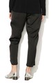 Silvian Heach Collection Pantaloni crop din material vaporos Quasuk Femei