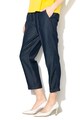 United Colors of Benetton Pantaloni din chambray lyocell cu talie elastica Femei