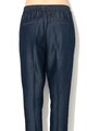 United Colors of Benetton Pantaloni din chambray lyocell cu talie elastica Femei