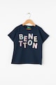 United Colors of Benetton Tricou cu text stralucitor Fete