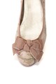 Marco Tozzi Virágmintás balerina cipő dekoratív masnival női