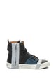 Diesel Pantofi sport hi-top de piele si denim Voyage Barbati