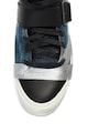 Diesel Pantofi sport hi-top de piele si denim Voyage Barbati