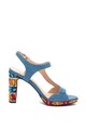 DESIGUAL Sandale din denim cu toc masiv Marilyn Exotic Femei