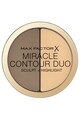 Max Factor Paleta de conturare  Miracle Contour Duo Light/Medium, 11 g Femei