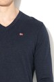 Napapijri Фино плетен пуловер Decatur с бродирано лого Мъже