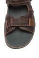 Clarks Sandale de piele, cu velcro Brixby Shore Barbati