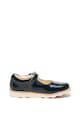 Clarks Pantofi Mary Jane de piele lacuita Crown Jump Fete