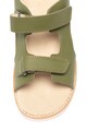 Clarks Sandale de piele, cu velcro Crown Root Baieti