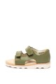 Clarks Sandale de piele, cu velcro Crown Root Fete