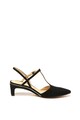 Clarks Pantofi slingback de piele nabuc Ellis Femei