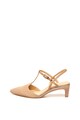 Clarks Pantofi slingback de piele nabuc Ellis Femei