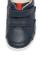 Clarks Pantofi de piele, cu velcro si calapod lat Emery Walk Baieti