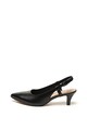 Clarks Pantofi slingback de piele Linvale Loop Femei