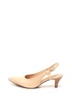 Clarks Pantofi slingback de piele Linvale Loop Femei