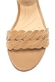 Clarks Sandale wedge, de piele nabuc Mena Femei