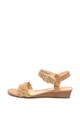 Clarks Sandale wedge, de piele nabuc Mena Femei