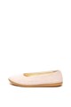 Clarks Balerini de piele intoarsa cu aspect stralucitor Skylark Baieti