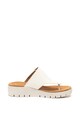 Clarks Papuci flip flop wedge, de piele Karely Femei