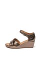 Clarks Sandale wedge de piele Plaza Femei