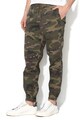 GAP Pantaloni jogger cu imprimeu camuflaj si snur pentru ajustare Barbati