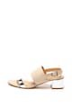 Gioseppo Sandale slingback de piele cu garnituri cu aspect oglinda Idanha Femei