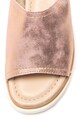 Jana Shoes Sandale slip-on de piele cu particule stralucitoare si amortizare Femei